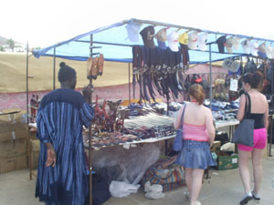 Afrikaner auf dem Markt von Teguise