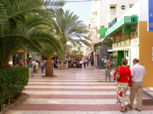 Straße in Los Christianos